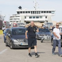 Gužva u Trajektnoj luci Split