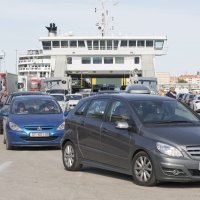 Gužva u Trajektnoj luci Split