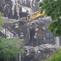 Rušenje zgrada Kamenskog u Zagrebu