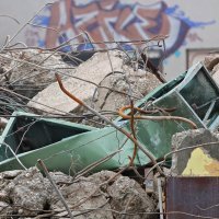 Rušenje zgrada Kamenskog u Zagrebu