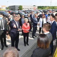 Ursula von der Leyen u Rimac automobilima