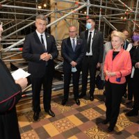 Ursula von der Leyen u društvu Plenkovića obišla Zagrebačku katedralu