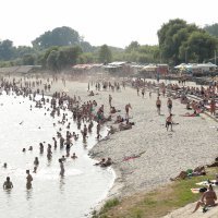 Osijek: Na omiljenom kupalištu na Dravi temperatura pijeska preko 50 stupnjeva