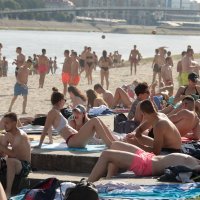 Osijek: Na omiljenom kupalištu na Dravi temperatura pijeska preko 50 stupnjeva