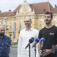 Konferencija za medije Foruma mladih SDP-a s Joškom Klisovićem