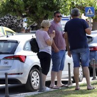 Gužva na trajektu u Makarskoj