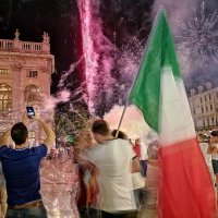 Slavlje diljem Italije nakon osvojenog naslova europskog prvaka