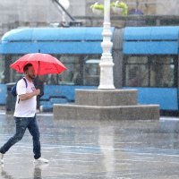 Pljusak u Zagrebu