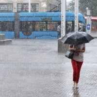 Pljusak u Zagrebu