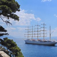 Jedrenjak Golden Horizon, izgrađen u Brodosplitu