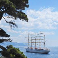 Jedrenjak Golden Horizon, izgrađen u Brodosplitu