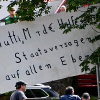 Angela Merkel, Njemačka, poplave