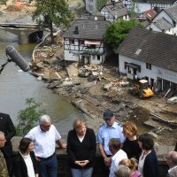 Angela Merkel, Njemačka, poplave