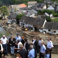 Angela Merkel, Njemačka, poplave