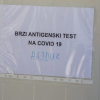 Testiranje navijača uoči utakmice Hajduk - Tobol
