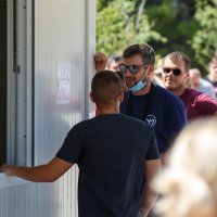 Testiranje navijača uoči utakmice Hajduk - Tobol