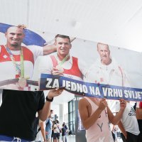 Svečani doček olimpijske veslačke i judo reprezentacije Hrvatske Sinković Martin
