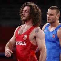 Ivan Huklek i Zurabi Datunašvili u borbi za broncu