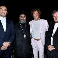 Tonči Huljić, splitski imam ef. Hadžić, Episkop dalmatinski Nikodim Kosović, Splitsko-makarski nadbiskup Marin Barišić