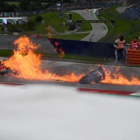 MotoGP Velika nagrada Štajerske, motociklizam, sudar, požar