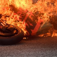 MotoGP Velika nagrada Štajerske, motociklizam, sudar, požar