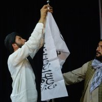 Konferencija za medije nove afganistanske vlasti, glasnogovornik talibana Zabihullah Mujahid