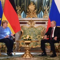 Susret Angele Merkel i Vladimira Putina