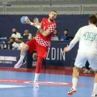 Rukomet: Hrvatska - Slovenija, utakmica 1/2 finala Eura za kadete (U19)