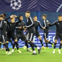 Trening nogometaša Šerifa na Maksimiru