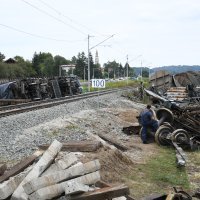 Nakon dva tjedna od nesreće radnici i dalje uklanjaju preostale vagone