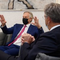 Zagreb: Premijer Andrej Plenković ugostio bivšeg britanskog premijera Tonyja Blaira