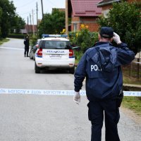 Policijski očevid nedaleko Križevaca gdje je pronađeno mrtvo tijelo muškarca