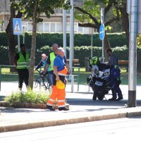 Potrgan tramvajski vod u Savskoj