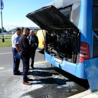 Požar na autobusu ZET-a
