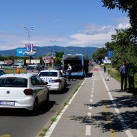 Požar na autobusu ZET-a