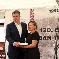 Predsjednik Milanović na 30. godišnjici 120. bigade "Ban Toma Bakač"