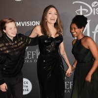 Angelina sa Shiloh i Zaharom na premijeri 'Zlurade 2019. godine