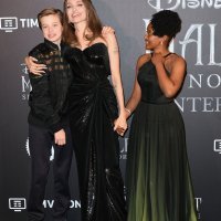 Angelina sa Shiloh i Zaharom na premijeri 'Zlurade 2019. godine