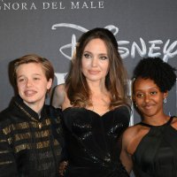 Angelina sa Shiloh i Zaharom na premijeri 'Zlurade 2019. godine