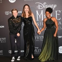 Angelina sa Shiloh i Zaharom na premijeri 'Zlurade 2019. godine