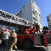 Split: Požar u Požeškoj ulici