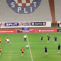 Trening Hrvatske na Poljudu