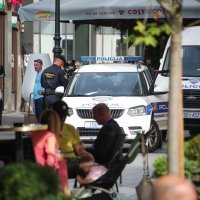 Jako policijsko osiguranje u centru grada uoči utakmice Dinama i West Hama