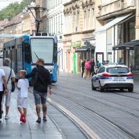 Jako policijsko osiguranje u centru grada uoči utakmice Dinama i West Hama