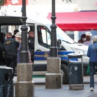 Jako policijsko osiguranje u centru grada uoči utakmice Dinama i West Hama