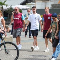 Navijači West Hama u Zagrebu