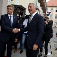 Premijer Plenković primio je u posjet crnogorskog predsjednika Milu Đukanovića
