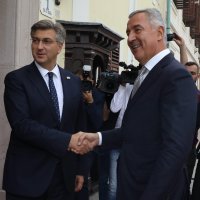 Premijer Plenković primio je u posjet crnogorskog predsjednika Milu Đukanovića