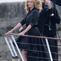 Julia Roberts na snimanju reklame u Parizu