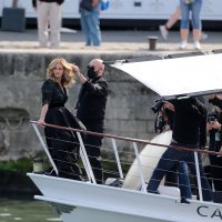 Julia Roberts na snimanju reklame u Parizu